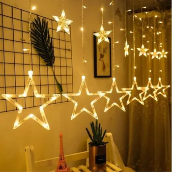 2.5M Christmas Ornaments 138 LED Star Lights String Curtain Fairy Light Garland for Wedding Home Party Birthday Decoration
2.5M Christmas Ornaments 138 LED Star Lights String Curtain Fairy Light Garland for Wedding Home Party Birthday Decoration