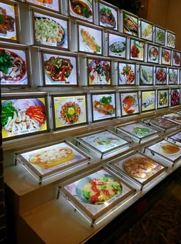 Restaurant Menu Board,LED Illuminated Acrylic Poster Display Frame A4 Size lightbox
Restaurant Menu Board,LED Illuminated Acrylic Poster Display Frame A4 Size lightbox