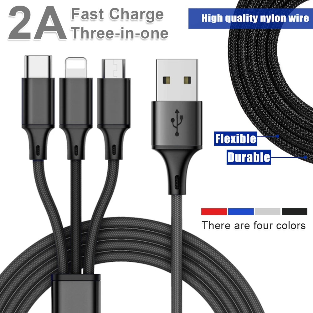 USB for iPhone mobile phone line Xs max Xr X 8 7 6 plus 6s 5 s plus ipad mini fast charging line charger line data three in one
USB for iPhone mobile phone line Xs max Xr X 8 7 6 plus 6s 5 s plus ipad mini fast charging line charger line data three in one