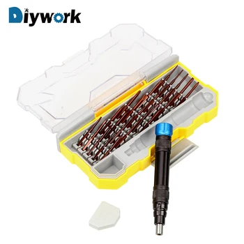 DIYWORK 24 in 1 Screwdriver Set for Cell Phone Tablet PC Repair Tools Precision Magnetic Bits Disassembly Tool
DIYWORK 24 in 1 Screwdriver Set for Cell Phone Tablet PC Repair Tools Precision Magnetic Bits Disassembly Tool