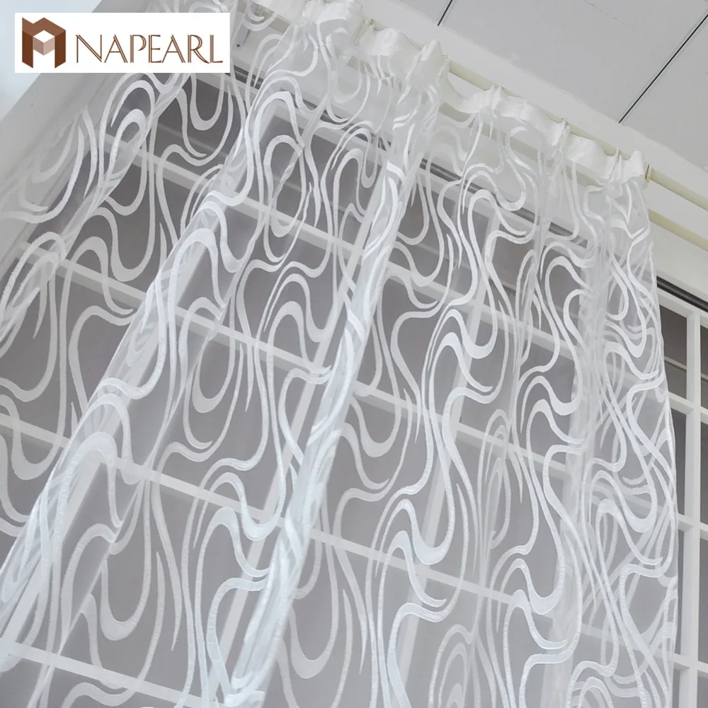 NAPEARL European style striped jacquard design ready made sheer curtains drapes simple modern tulle organza living room window
NAPEARL European style striped jacquard design ready made sheer curtains drapes simple modern tulle organza living room window