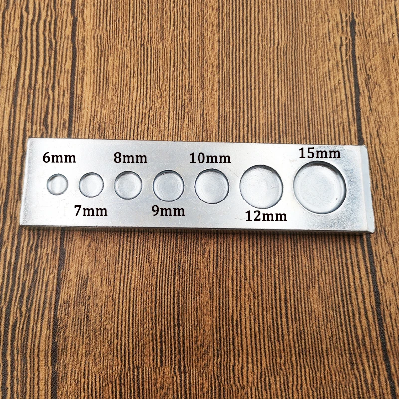 7 in One Bottom Plate Hole Punch Snap Button Leather Craft Tools Rivet Button Setter Die Base DIY Working Tool
7 in One Bottom Plate Hole Punch Snap Button Leather Craft Tools Rivet Button Setter Die Base DIY Working Tool