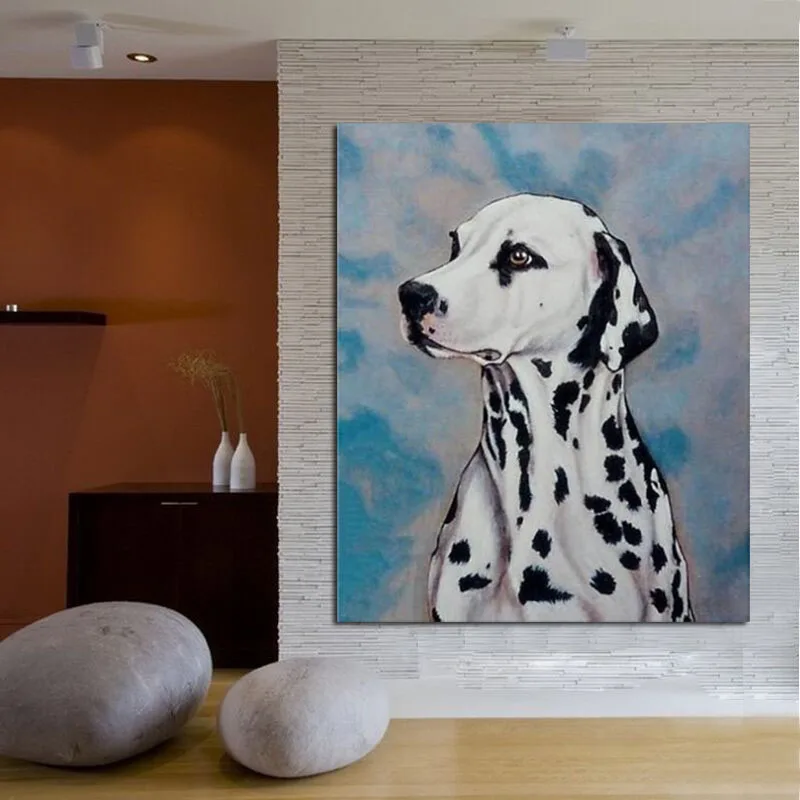 HIGH QUALITY HAND PAINTED ANIMAL OIL PAINTING ON CANVAS DALMATIAN DOG ART HOME DECORATION
HIGH QUALITY HAND PAINTED ANIMAL OIL PAINTING ON CANVAS DALMATIAN DOG ART HOME DECORATION