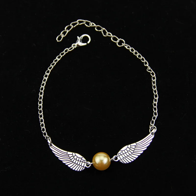 Golden Angel Wings Bracelet Simulated Pearl Wristband Unisex Chain Pocket Wirst Band Vintage Bracelet
Golden Angel Wings Bracelet Simulated Pearl Wristband Unisex Chain Pocket Wirst Band Vintage Bracelet