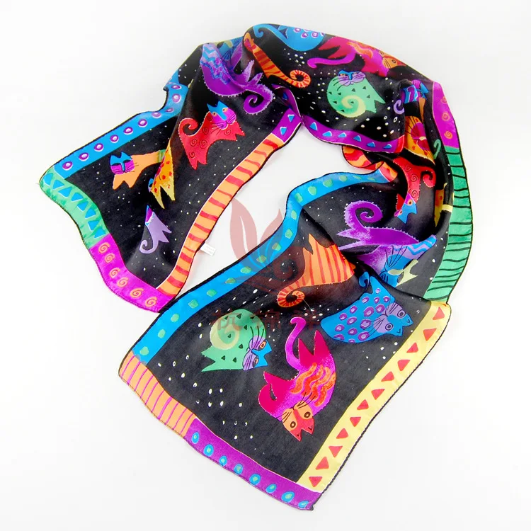 Cs005 New Gifts For Anniversary and Festival high Qulity cute animal colorful cats pattern ethnic silk scarf
Cs005 New Gifts For Anniversary and Festival high Qulity cute animal colorful cats pattern ethnic silk scarf