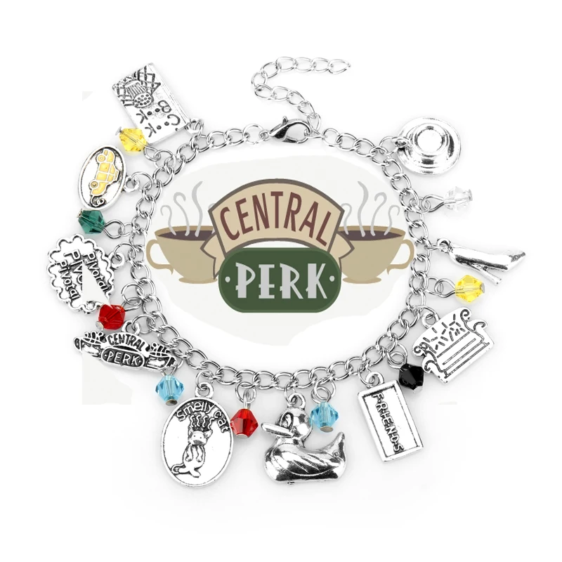 TV Show Central Park Friends Charm Bracelet Central Park Coffee Time Dangles Bracelets Friends Wristlet Women Girl Jewelry
TV Show Central Park Friends Charm Bracelet Central Park Coffee Time Dangles Bracelets Friends Wristlet Women Girl Jewelry