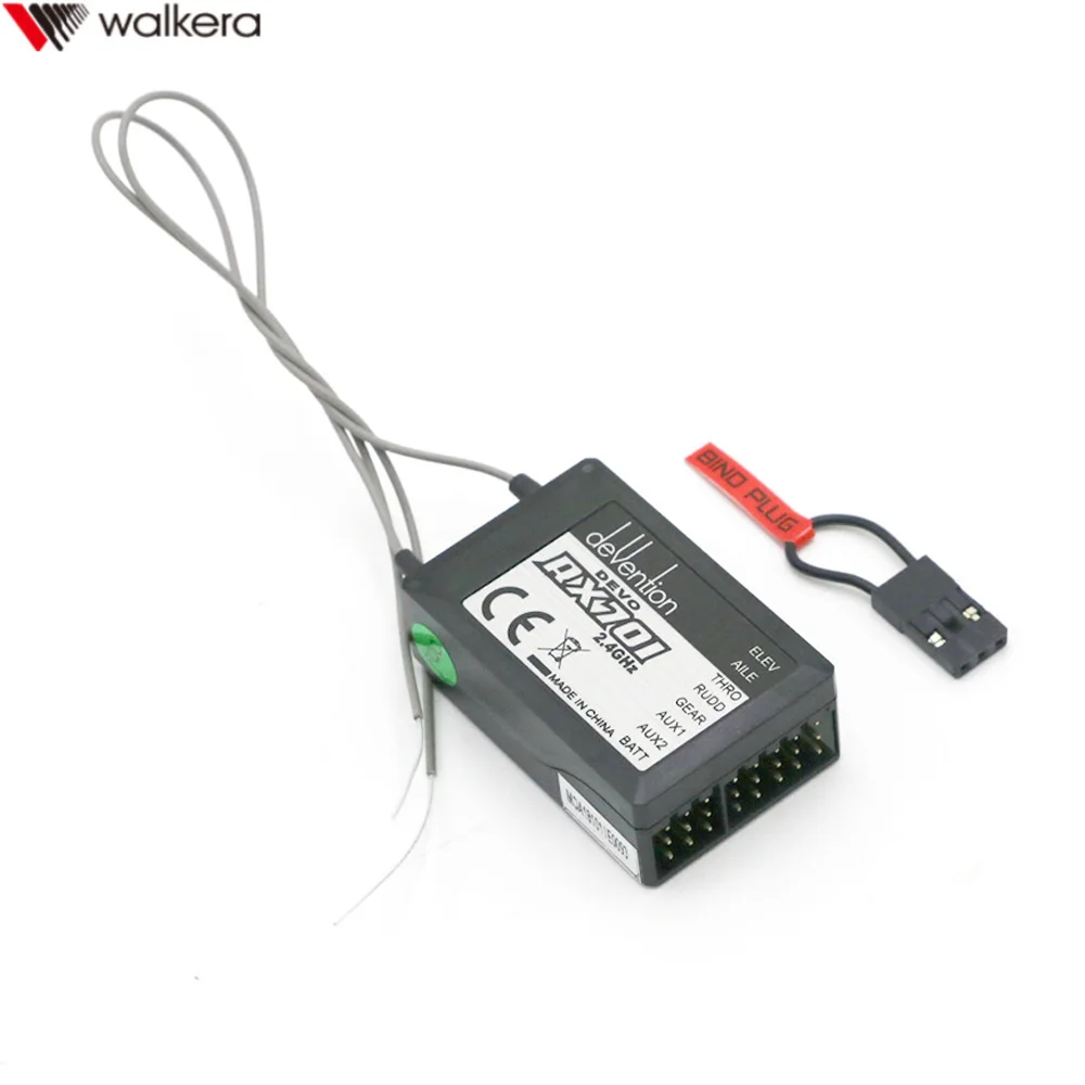 Walkera RX701 2.4Ghz 7ch Receiver RX-701 For Walkera Devo 6 7 8s 12s F7 Transmitter RC Helicopter Aircraft FS
Walkera RX701 2.4Ghz 7ch Receiver RX-701 For Walkera Devo 6 7 8s 12s F7 Transmitter RC Helicopter Aircraft FS