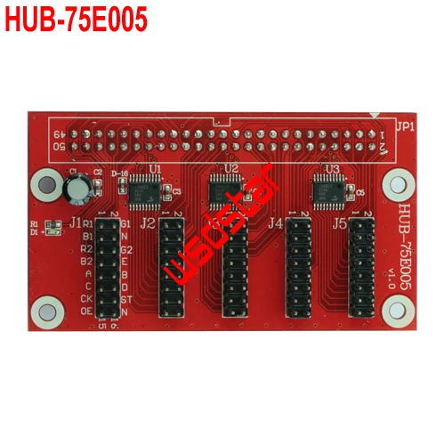 Цветовая светодиодная лампочка HUB-75E005 5 * HUB75E с поддержкой сканирования 1/32 |
