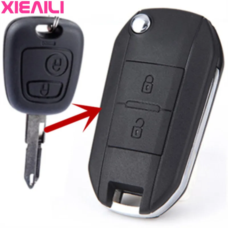 XIEAILI OEM 2Button Modified Flip Folding Remote Key Case Shell For Peugeot 206/207 Key Fob Case S135
XIEAILI OEM 2Button Modified Flip Folding Remote Key Case Shell For Peugeot 206/207 Key Fob Case S135