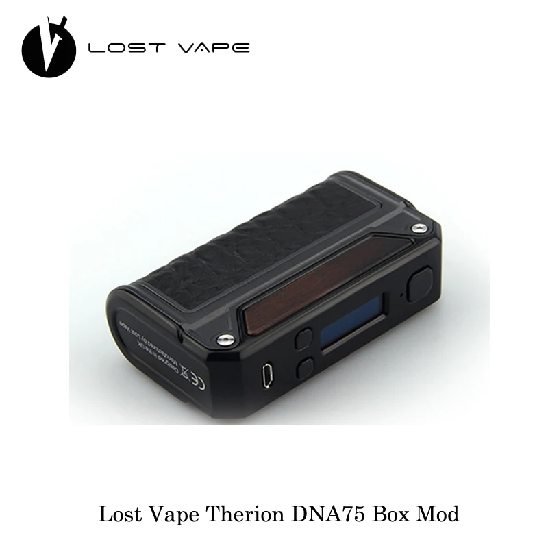 

Electronic Cigarettes Lost Vape Therion DNA75 TC Box Mod LostVape Therion 75w Evolv DNA75 Chipset Box Mod Sliver/ Black Flame