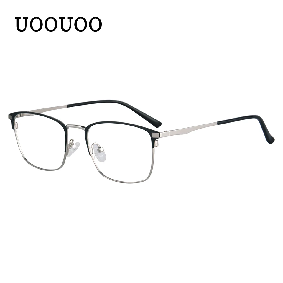 UOOUOO Titanium Alloy Prescription Glasses Men Ultralight Square Myopia Prescription Eyeglasses Metal full Frame 2033
UOOUOO Titanium Alloy Prescription Glasses Men Ultralight Square Myopia Prescription Eyeglasses Metal full Frame 2033