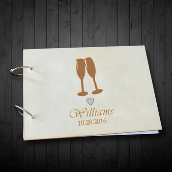 Engagement Guest Book Wood Wine Glasses Wedding Book Wooden Custom Name & Date Guestbook Photo Album Wedding GuestBook Casamento
Engagement Guest Book Wood Wine Glasses Wedding Book Wooden Custom Name & Date Guestbook Photo Album Wedding GuestBook Casamento