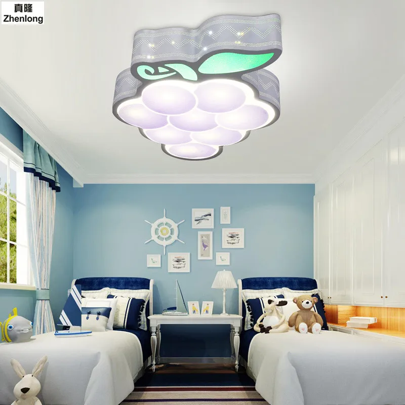 Children's Room Led Ceiling Light Cartoon Grape Bedroom Fruit Lighting Baby Room Hanging Lamp 32W 5730 SMD for Living Room Home
Children's Room Led Ceiling Light Cartoon Grape Bedroom Fruit Lighting Baby Room Hanging Lamp 32W 5730 SMD for Living Room Home