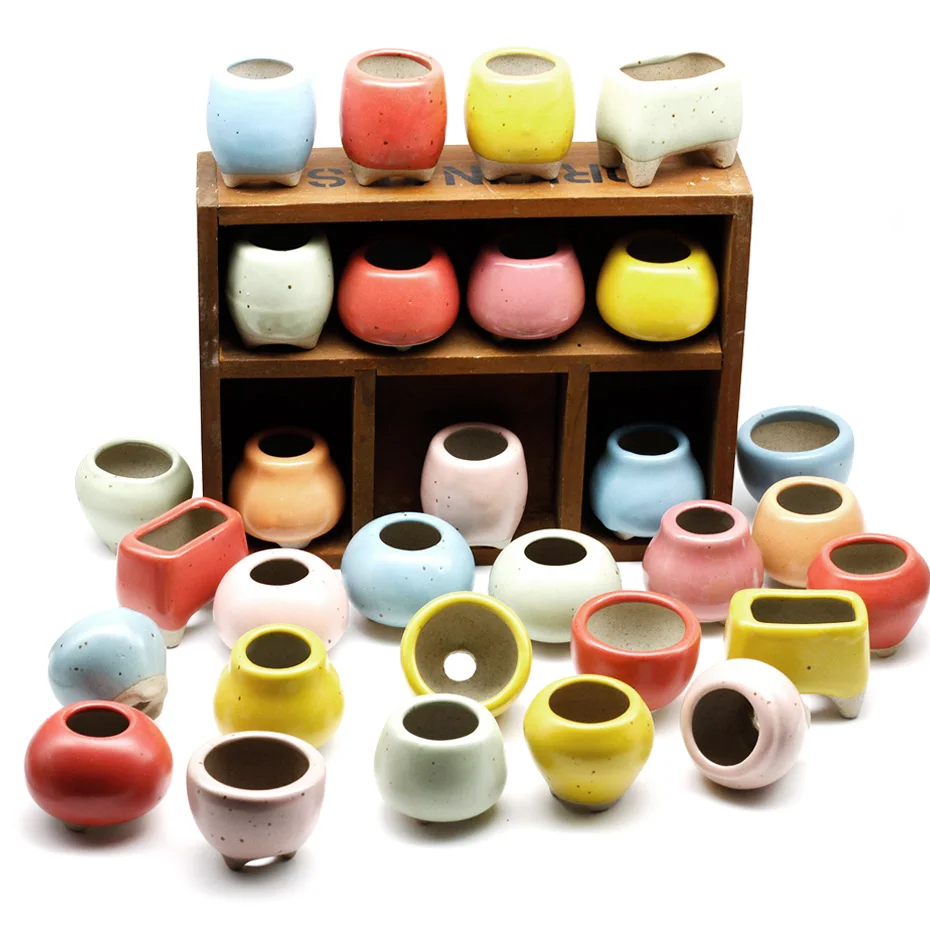 5PCS Succulent Plant Flower Pots Decor Small Ceramic Planters Pot Flowing Glazed Home Garden Desktop vase Pot Flowerpot
5PCS Succulent Plant Flower Pots Decor Small Ceramic Planters Pot Flowing Glazed Home Garden Desktop vase Pot Flowerpot