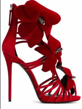 sexy woman red suede leather big flower high heel hollow strap sandal woman flower high heel sandal
sexy woman red suede leather big flower high heel hollow strap sandal woman flower high heel sandal