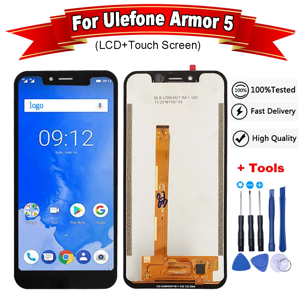 Для Ulefone Armor 5 ЖК дисплей и сенсорный экран 85 дюйма 100% новый Ремонт для Uefone телефон +