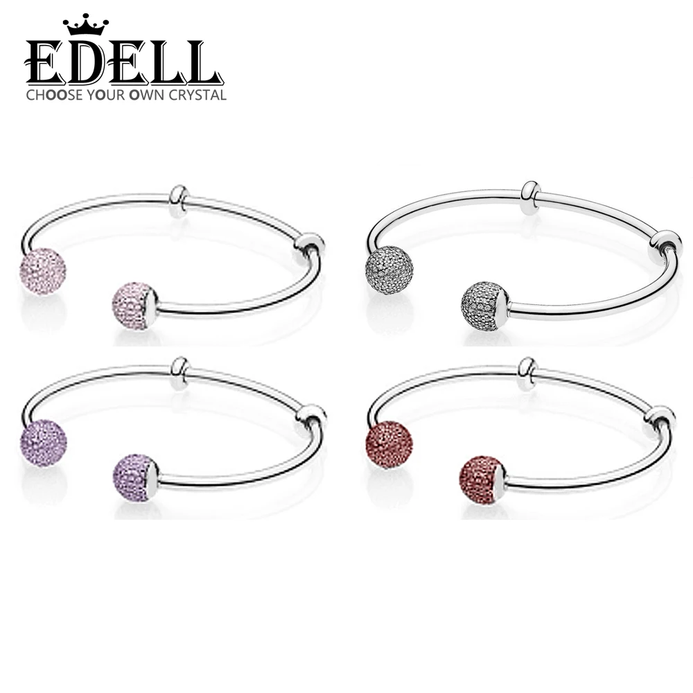 EDELL 2018 The Latest MOMENTS 925 Sterling Silver Double-Headed Beads Pattern Bangle DIY A Bracelet Charms Birthday Gift
EDELL 2018 The Latest MOMENTS 925 Sterling Silver Double-Headed Beads Pattern Bangle DIY A Bracelet Charms Birthday Gift