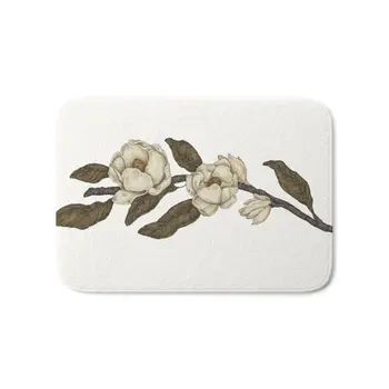 Magnolias Branch Bath Mat 17" x 24" Pattern Coral Fleece Rug Anti-Slip Doormat Home Decor
Magnolias Branch Bath Mat 17" x 24" Pattern Coral Fleece Rug Anti-Slip Doormat Home Decor