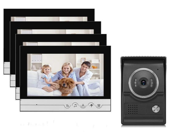XinSiLu Home Security 9 inch TFT LCD Monitor Video Door phone Video Intercom System With Night Vision Doorbell Camera 1V4
XinSiLu Home Security 9 inch TFT LCD Monitor Video Door phone Video Intercom System With Night Vision Doorbell Camera 1V4