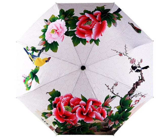 Chinese Style Painting Early Spring Peony Magpie Thick Folding Umbrella High-quality Parasol Outdoor Windproof Bumbershoot
Chinese Style Painting Early Spring Peony Magpie Thick Folding Umbrella High-quality Parasol Outdoor Windproof Bumbershoot