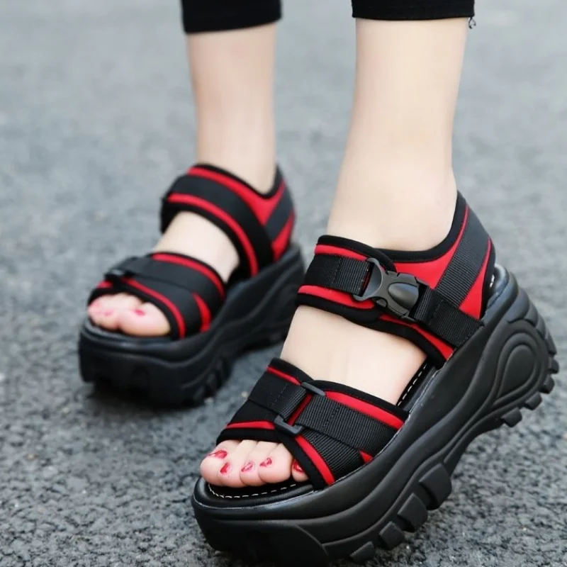 Fashion Women Sandals Slippers Slides Summer Sneakers Platform Wedges 6cm High Heels Women Shoes Creepers Sandalia Mujer
Fashion Women Sandals Slippers Slides Summer Sneakers Platform Wedges 6cm High Heels Women Shoes Creepers Sandalia Mujer