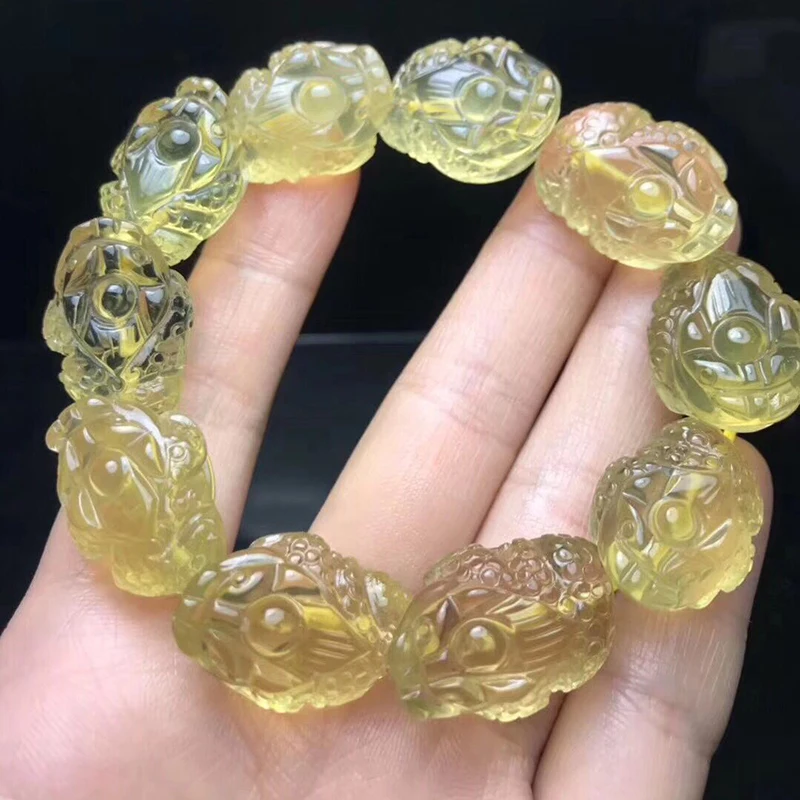 Beautifully Carved Fine Yellow Natural Crystal Bracelets Gold Toad Beads Bracelet Lucky for Women Men Animal Bracelet Jewelry
Beautifully Carved Fine Yellow Natural Crystal Bracelets Gold Toad Beads Bracelet Lucky for Women Men Animal Bracelet Jewelry