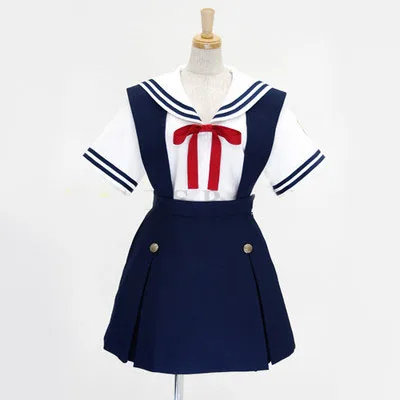 Clannad Furukawa Nagisa Sailor Suspender Skirt School Uniform Cosplay Costume Custom Made Free Shipping
Clannad Furukawa Nagisa Sailor Suspender Skirt School Uniform Cosplay Costume Custom Made Free Shipping