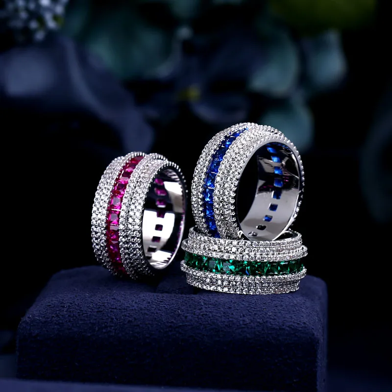 Trendy Women's Jewelry Hand Made Cubic zirconia Ring for Women and Men white gold-color Fashion Rings
Trendy Women's Jewelry Hand Made Cubic zirconia Ring for Women and Men white gold-color Fashion Rings