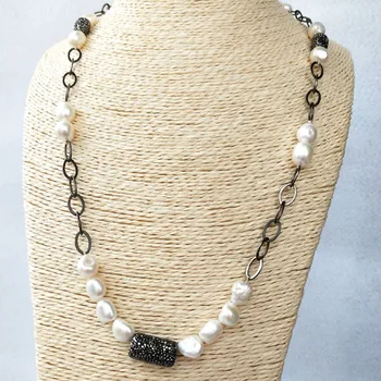 5 Strands Freshwater Pearl,Crystal rhinestone beads Necklace, Metal chain Necklaces, Jewelry Long Sweater Chain Necklace NK351
5 Strands Freshwater Pearl,Crystal rhinestone beads Necklace, Metal chain Necklaces, Jewelry Long Sweater Chain Necklace NK351