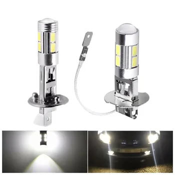 2pcs 12V H1 H3 Car Motor LED White Fog Driving DRL Daytime Running Light Bulbs 6000K Lens 10SMD Tail Headlight Lamps High Beam
2pcs 12V H1 H3 Car Motor LED White Fog Driving DRL Daytime Running Light Bulbs 6000K Lens 10SMD Tail Headlight Lamps High Beam