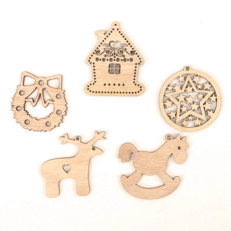 Wooden Christmas Series Pattern Hanging Ornament Charm Scrapbooking Handmade Accessory Home Decoration 40-46mm 10pcs
Wooden Christmas Series Pattern Hanging Ornament Charm Scrapbooking Handmade Accessory Home Decoration 40-46mm 10pcs