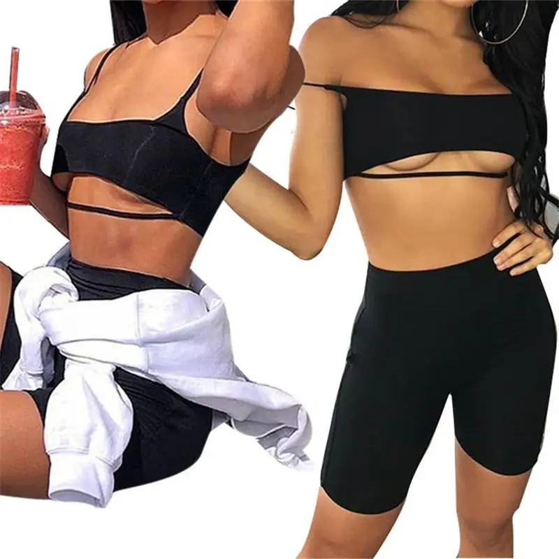 Two Pcs Sets Sexy Yoga Bra Sports Shorts Tracksuit For Women's Bra Gather Cropped Feminino Female Fitness Vest + Pants
Two Pcs Sets Sexy Yoga Bra Sports Shorts Tracksuit For Women's Bra Gather Cropped Feminino Female Fitness Vest + Pants