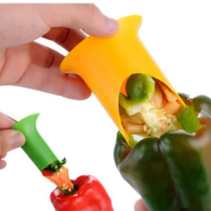 2pcs/set Vegetable Corer Slicer Cutter Peeler Pepper Coring Device Fruit Core Seed Remover kitchen Gadgets
2pcs/set Vegetable Corer Slicer Cutter Peeler Pepper Coring Device Fruit Core Seed Remover kitchen Gadgets