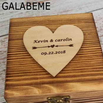 Galabeme Personalised Wedding Wooden Ring Box Custom name & date Rustic Wedding Gift Ring Pillow Box jewelry boxes
Galabeme Personalised Wedding Wooden Ring Box Custom name & date Rustic Wedding Gift Ring Pillow Box jewelry boxes