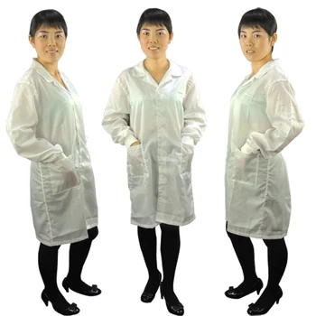 Promoting stock White Cleanroom Garment Polyester Conductive ESD/Antistatic 5mm 3/4 V-neck Female Smock Clothes for Working
Promoting stock White Cleanroom Garment Polyester Conductive ESD/Antistatic 5mm 3/4 V-neck Female Smock Clothes for Working