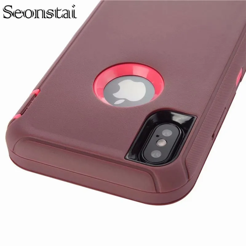 3 in 1 Rubber Hybrid Armour Case for iPhone XR XS MAX Defend Shockproof Full Coverage Cover for iPhone X 6 6S 7 8 Plus Belt Clip
3 in 1 Rubber Hybrid Armour Case for iPhone XR XS MAX Defend Shockproof Full Coverage Cover for iPhone X 6 6S 7 8 Plus Belt Clip