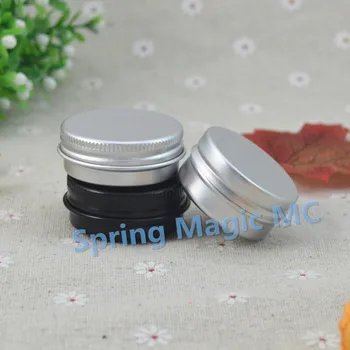 15g Black Silver small aluminum case,15ml round aluminum jar,used for lipstick/eye shadow/eyeliner cream jar,Cosmetic containers
15g Black Silver small aluminum case,15ml round aluminum jar,used for lipstick/eye shadow/eyeliner cream jar,Cosmetic containers