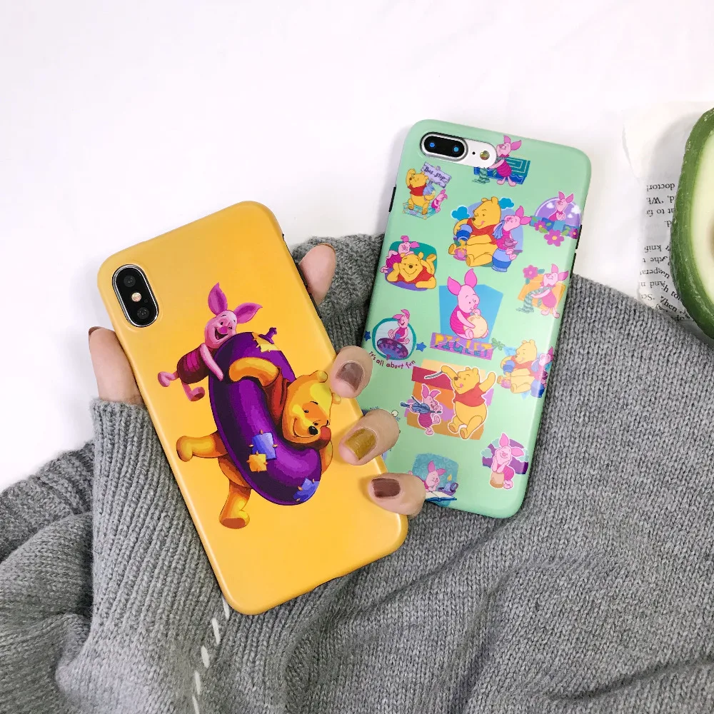 Marchcover for iPhone X XS MAX Cute Cartoon Winnie Duck Phone case Anime Pink Soft TPU cover for iPhone 8 7 6
Marchcover for iPhone X XS MAX Cute Cartoon Winnie Duck Phone case Anime Pink Soft TPU cover for iPhone 8 7 6