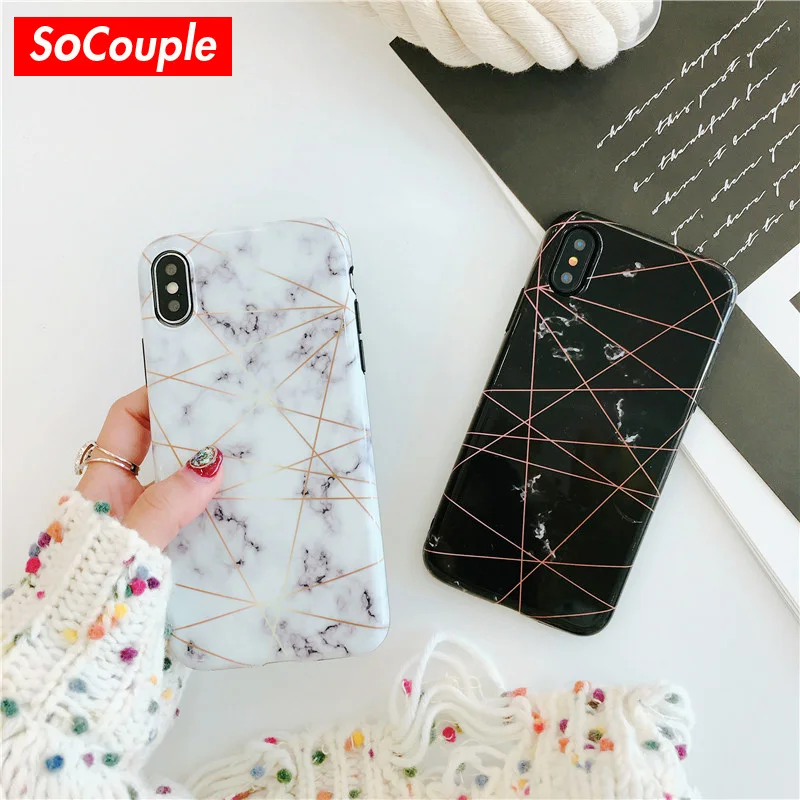 SoCouple Marble Stone Pattern Phone Case For iphone 7 Case For iphone 6 6S 7 8 Plus X Xs max XR Soft TPU Cases Cover Lovers Capa
SoCouple Marble Stone Pattern Phone Case For iphone 7 Case For iphone 6 6S 7 8 Plus X Xs max XR Soft TPU Cases Cover Lovers Capa