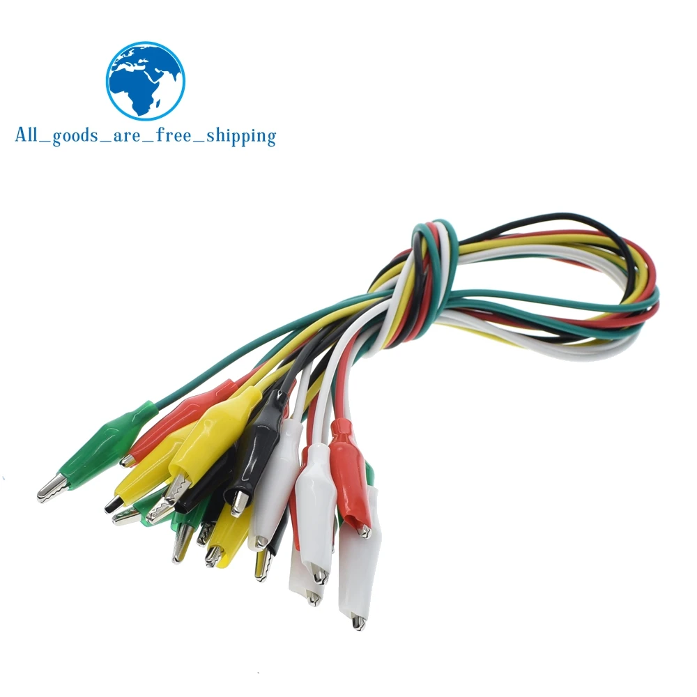 TZT 10PCS Alligator Clips 50CM Electrical DIY Test Leads Alligator Double-ended Crocodile Clips Roach Clip Test Jumper Wire
TZT 10PCS Alligator Clips 50CM Electrical DIY Test Leads Alligator Double-ended Crocodile Clips Roach Clip Test Jumper Wire