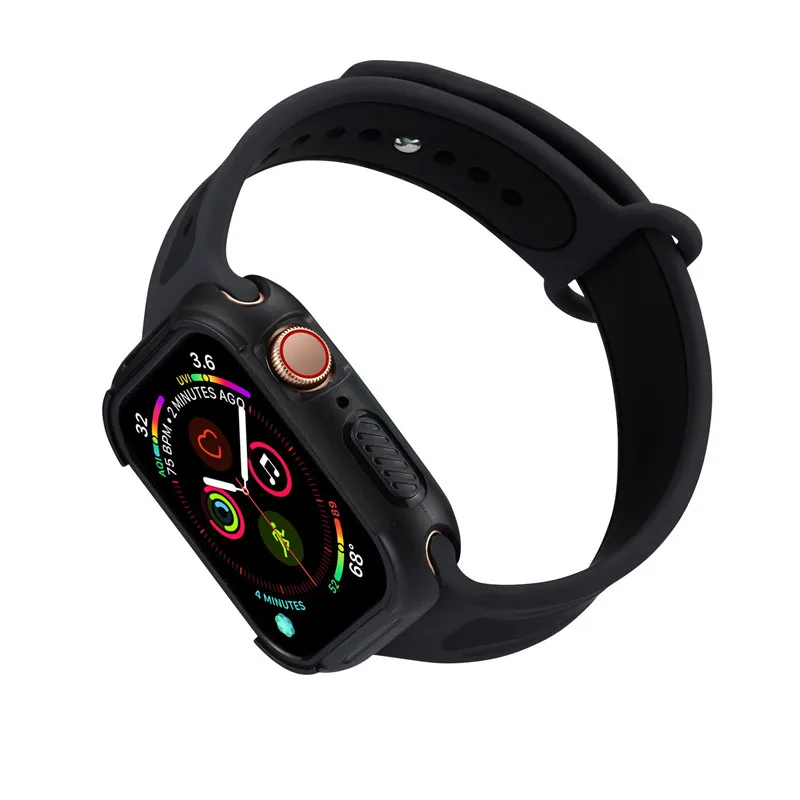 Sport style watch case for Apple watch series 4 watch shell protecive cover (30)