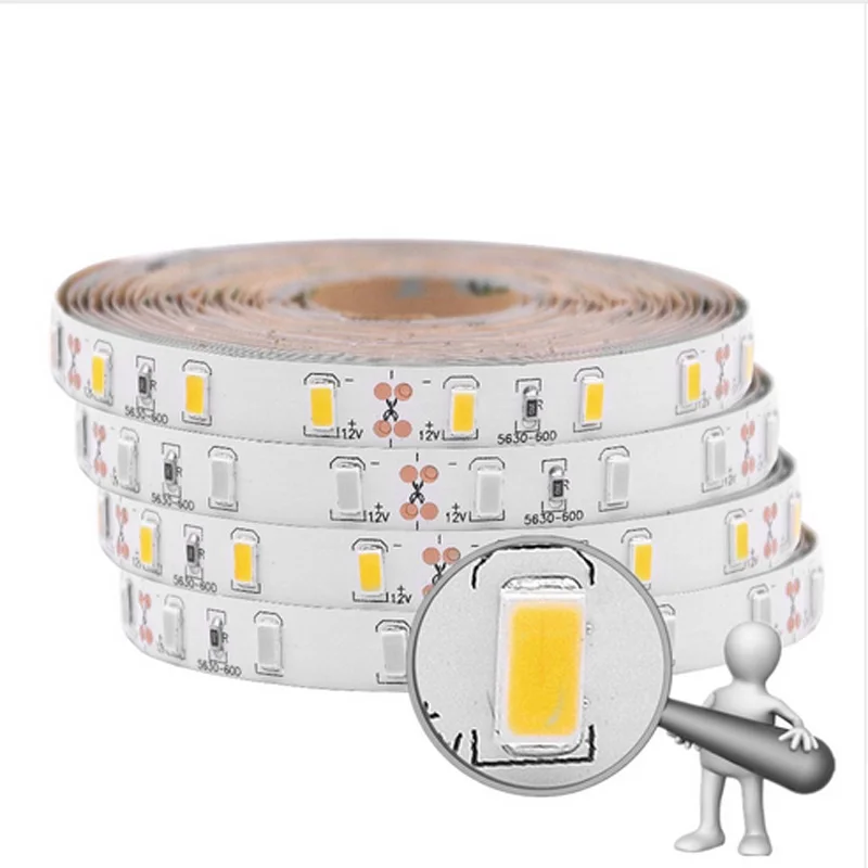 DC12V 5630 LED strip light 5m/roll 300led 5730 flexible bar light Non-waterproof /Waterproof indoor home decoration light
DC12V 5630 LED strip light 5m/roll 300led 5730 flexible bar light Non-waterproof /Waterproof indoor home decoration light