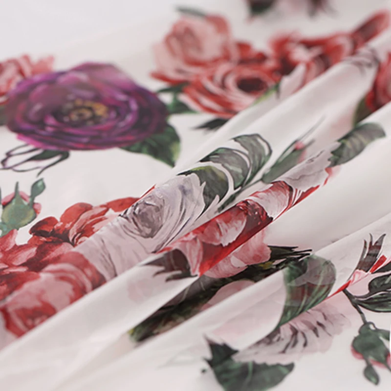 Roseto peony digital painting natural chiffon silk fabric for summer dress tissus au metre telas shabby chic tecido vestido DIY
Roseto peony digital painting natural chiffon silk fabric for summer dress tissus au metre telas shabby chic tecido vestido DIY