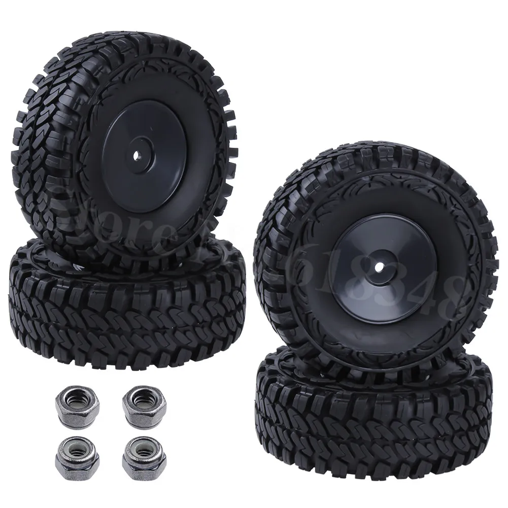 4pcs Rubber 1.9" Tires Tyres & Wheel Rims with Foam instert for 1/10 RC Rock Crawler Axial SCX10 Traxxas TRX4 RC4WD Spare Parts
4pcs Rubber 1.9" Tires Tyres & Wheel Rims with Foam instert for 1/10 RC Rock Crawler Axial SCX10 Traxxas TRX4 RC4WD Spare Parts