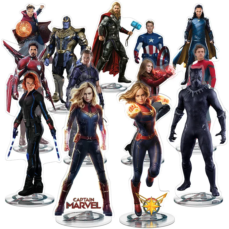21cm Marvel Avengers Endgame Captain Marvel Groot Spider Man Iron Man Black Panther Deadpool Captain America Thor Hulk Thanos Hawkeye Acrylic Display Board Action Figure Collection Model Toys for Kids Christmas Gifts
21cm Marvel Avengers Endgame Captain Marvel Groot Spider Man Iron Man Black Panther Deadpool Captain America Thor Hulk Thanos Hawkeye Acrylic Display Board Action Figure Collection Model Toys for Kids Christmas Gifts