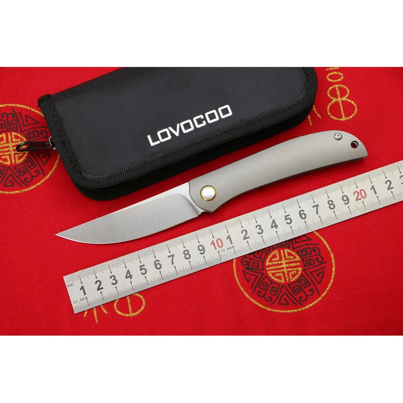 LOVOCOO New 710 Real D2 60HRC Blade G10 handle folding knife Pocket Survival EDC Tool camping hunting Utility Tactical DEC tool
LOVOCOO New 710 Real D2 60HRC Blade G10 handle folding knife Pocket Survival EDC Tool camping hunting Utility Tactical DEC tool