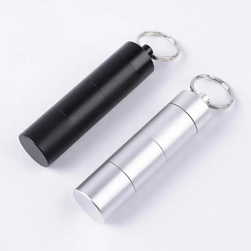 Outdoor Metal Waterproof Multi-grid Medicine Pill Can Seal Warehouse Can First Aid Drug Holder Mini Keychain Necklace
Outdoor Metal Waterproof Multi-grid Medicine Pill Can Seal Warehouse Can First Aid Drug Holder Mini Keychain Necklace