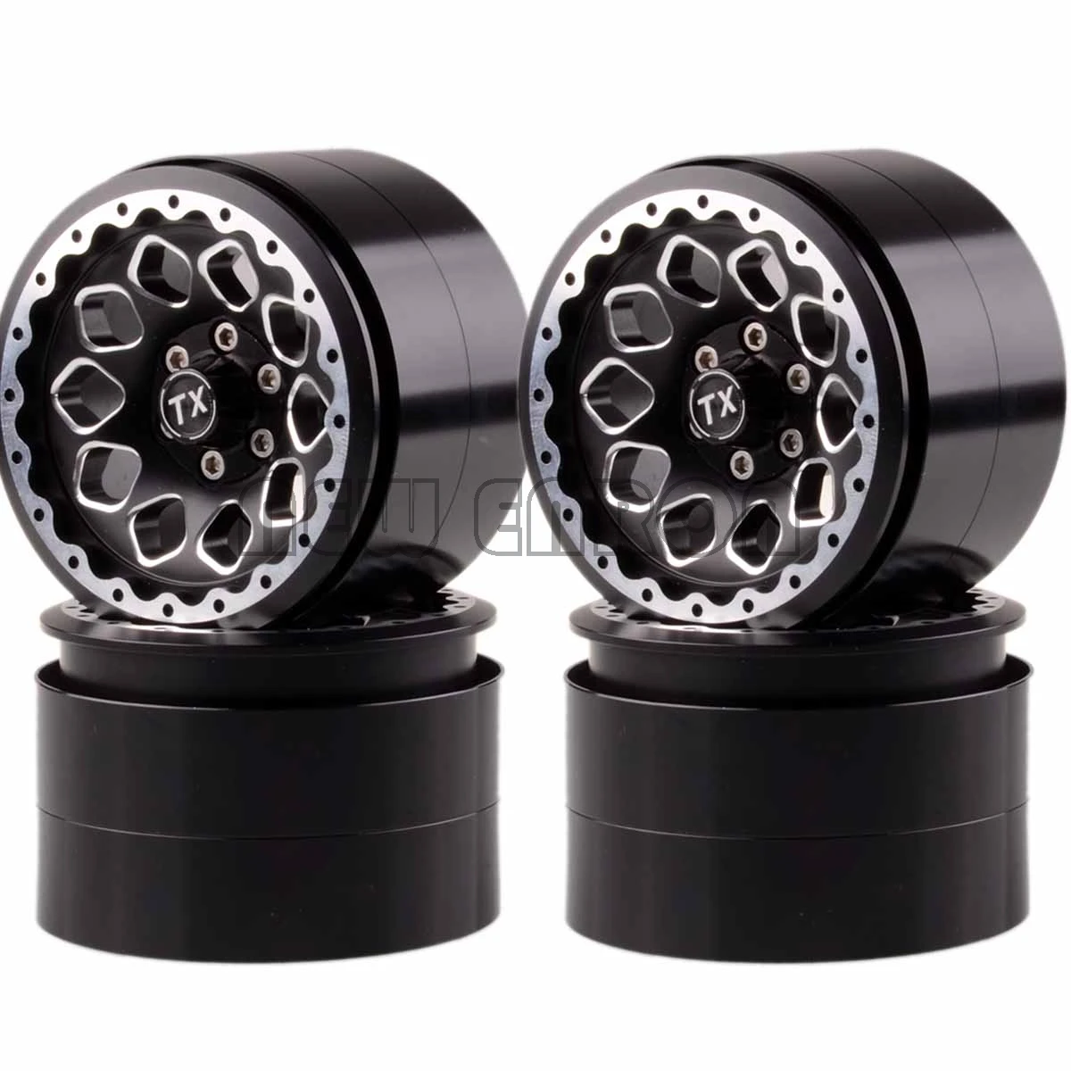 NEW ENRON SET(4) Aluminum 2.2" 10 Holes Beadlock Wheels / Rims 2021 For RC 1/10 Model Off-Road Rock Crawler Axial Traxxas HPI
NEW ENRON SET(4) Aluminum 2.2" 10 Holes Beadlock Wheels / Rims 2021 For RC 1/10 Model Off-Road Rock Crawler Axial Traxxas HPI