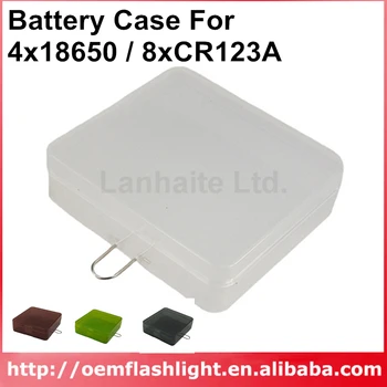 Battery Case For 4x18650 / 8xCR123A With White / Brown / Black / Green Color (1 pc.)
Battery Case For 4x18650 / 8xCR123A With White / Brown / Black / Green Color (1 pc.)