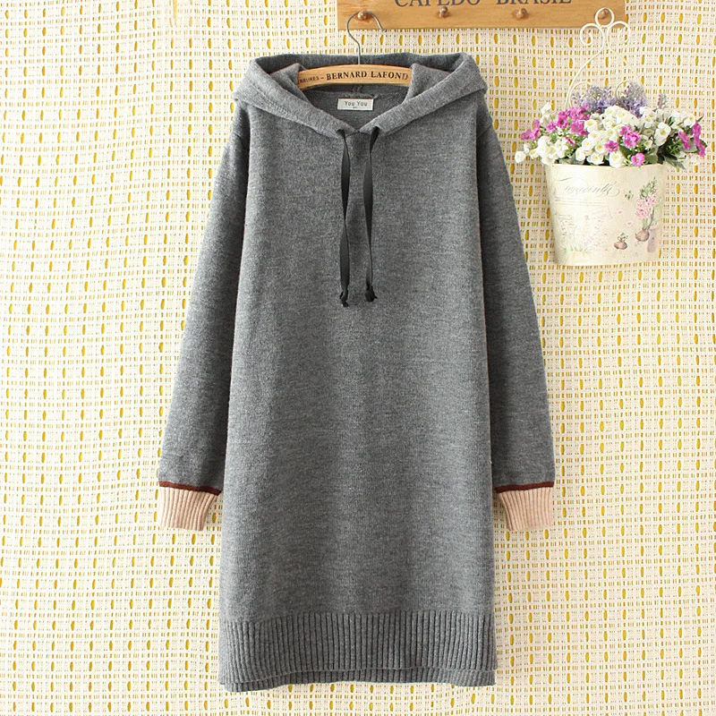 2018 Winter Clothes New Mori Women's Arts and Art Class Cap Long Loose Knitted Sweaters Women's Long Sleeve Sweaters
2018 Winter Clothes New Mori Women's Arts and Art Class Cap Long Loose Knitted Sweaters Women's Long Sleeve Sweaters